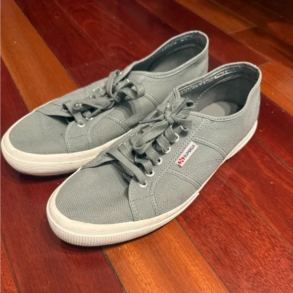 Men’s grey Superga sneakers size 44 - Picture 1 of 6